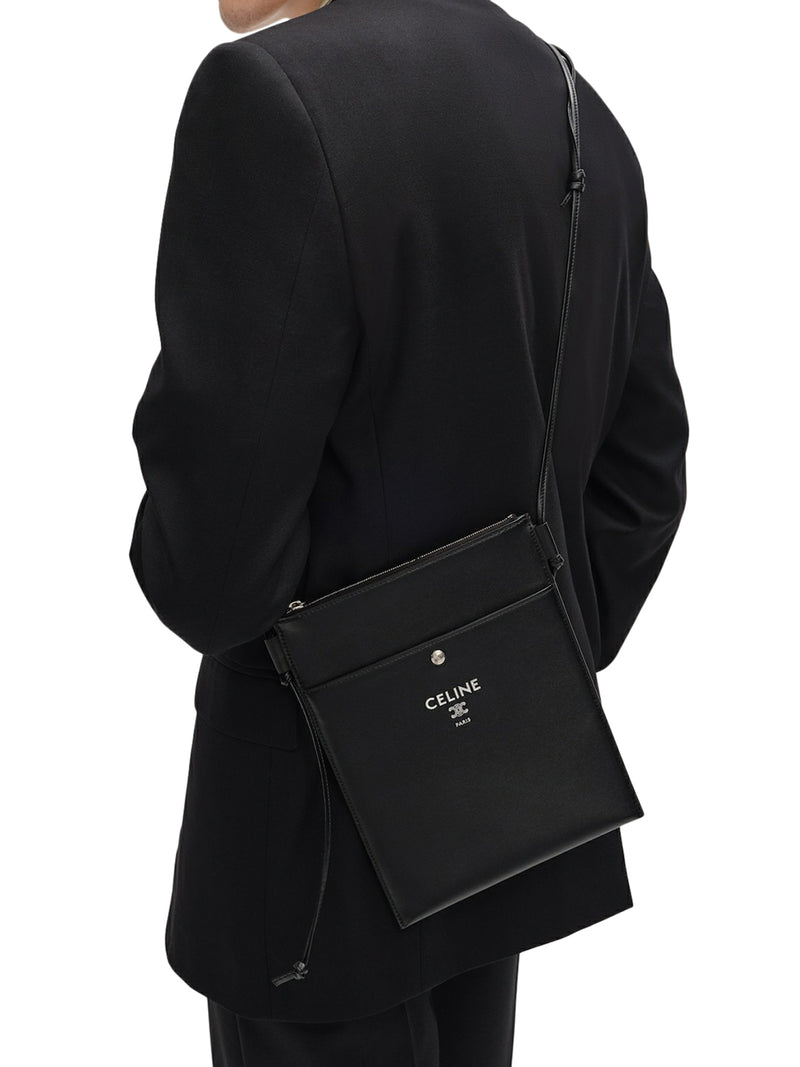 SHARP POUCH IN PELLE DI AGNELLO MORBIDA