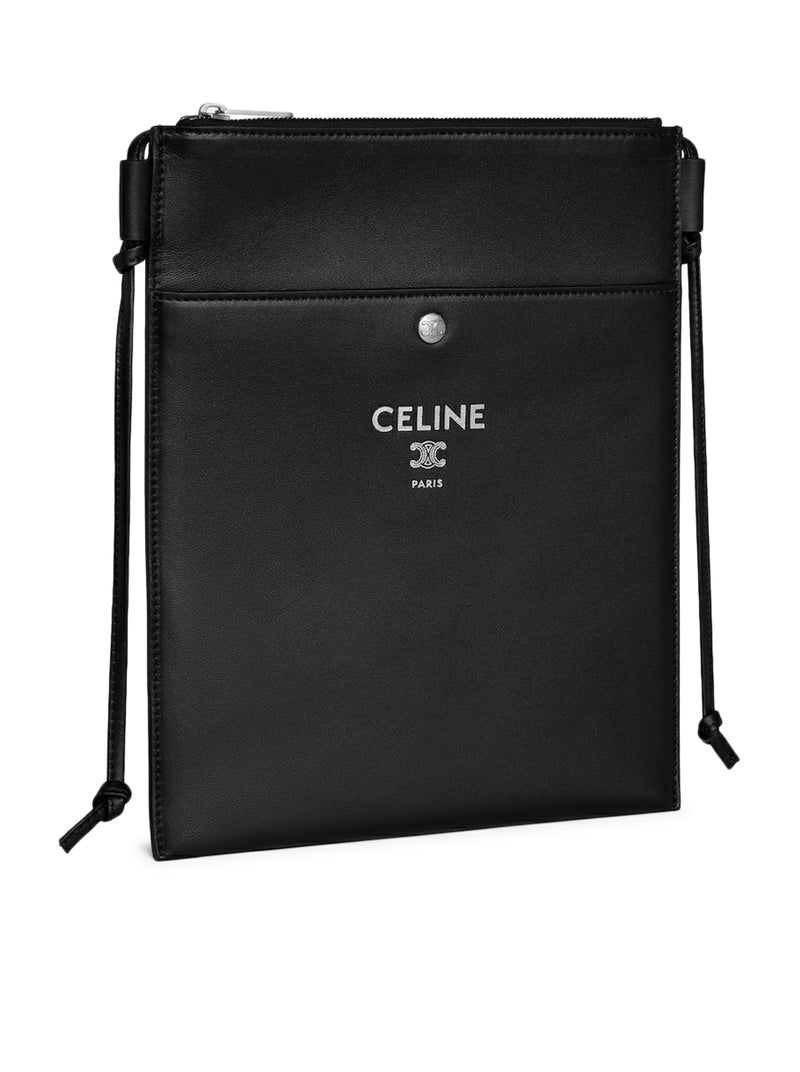 SHARP POUCH IN PELLE DI AGNELLO MORBIDA
