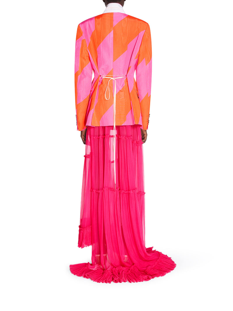 GIACCA DOPPIOPETTO CON STAMPA GRAFICA