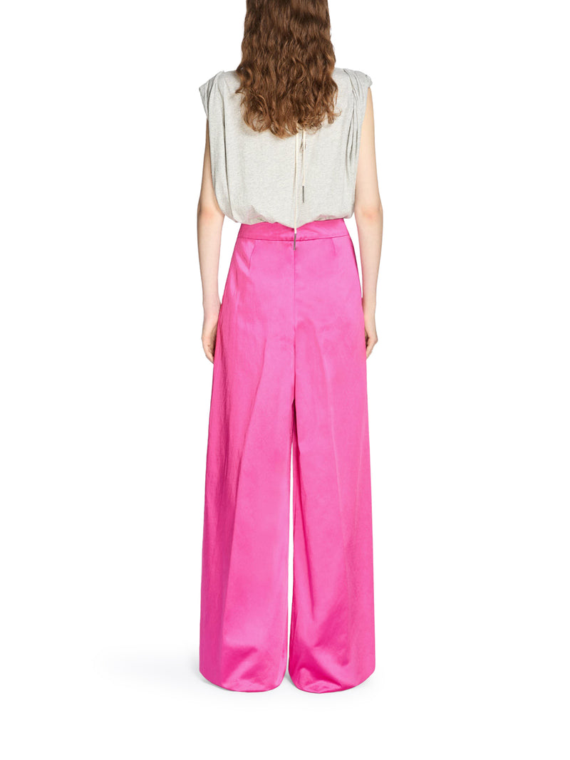 PANTALONI WIDE LEG CON PINCES