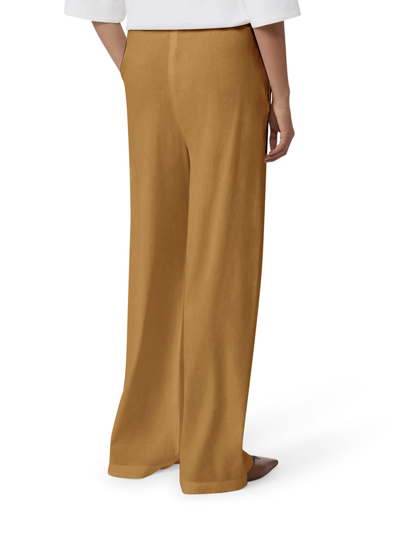 PANTALONE DESTINO IN TELA DI MISTO LINO