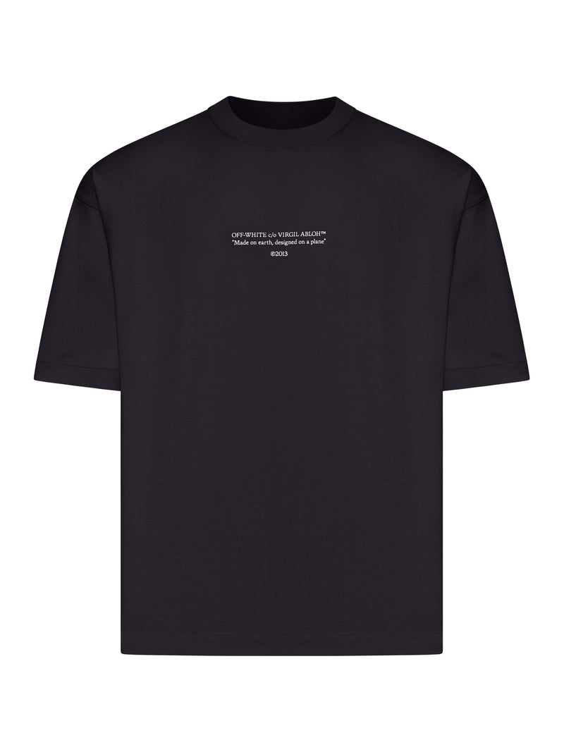 T-SHIRT STATEMENT GIROCOLLO IN COTONE