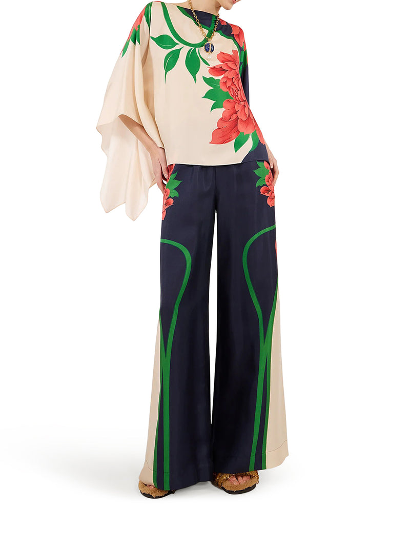 TOP IN TWILL DI SETA