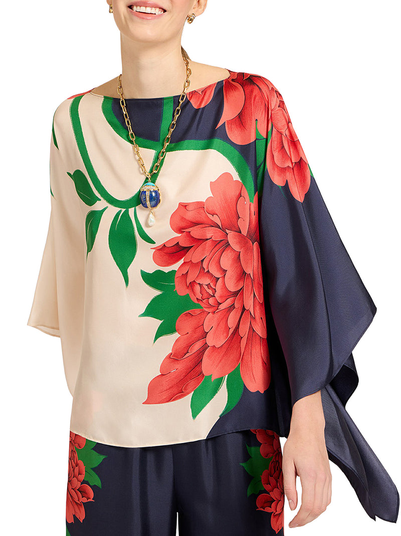 TOP IN TWILL DI SETA