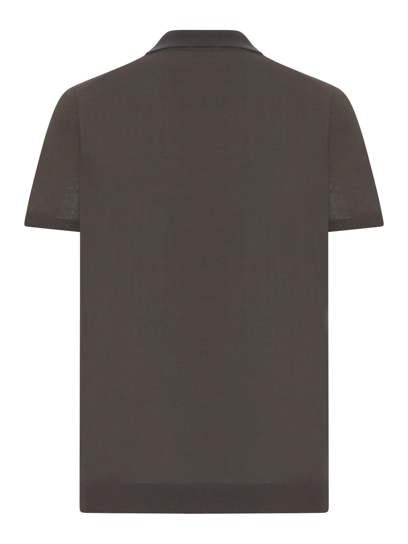 POLO IN COTONE SENZA BOTTONI