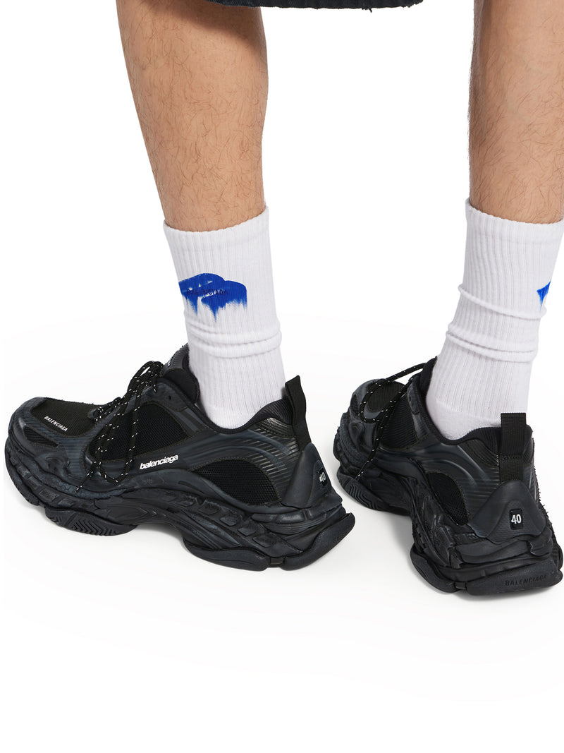 SNEAKER TRIPLE S 2 IN NERO/GRIGIO SCURO