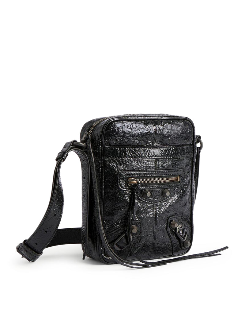 BORSA CROSSBODY VERTICALE LE CITY DA UOMO IN NERO