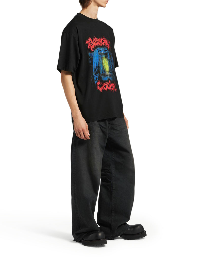 T-SHIRT SALON DE COUTURE VESTIBILITÀ MEDIA IN NERO