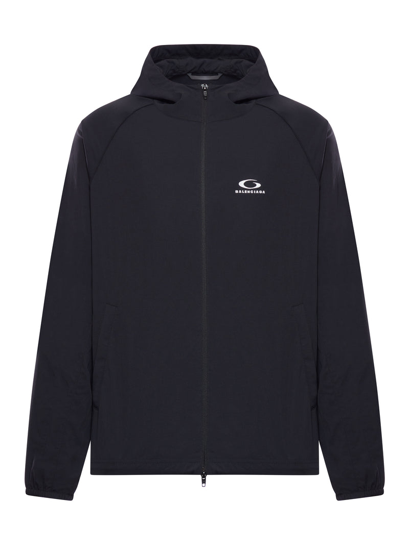GIACCA CON ZIP IN TESSUTO TECNICO