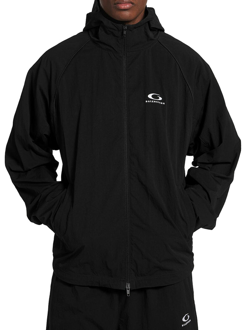 GIACCA CON ZIP IN TESSUTO TECNICO