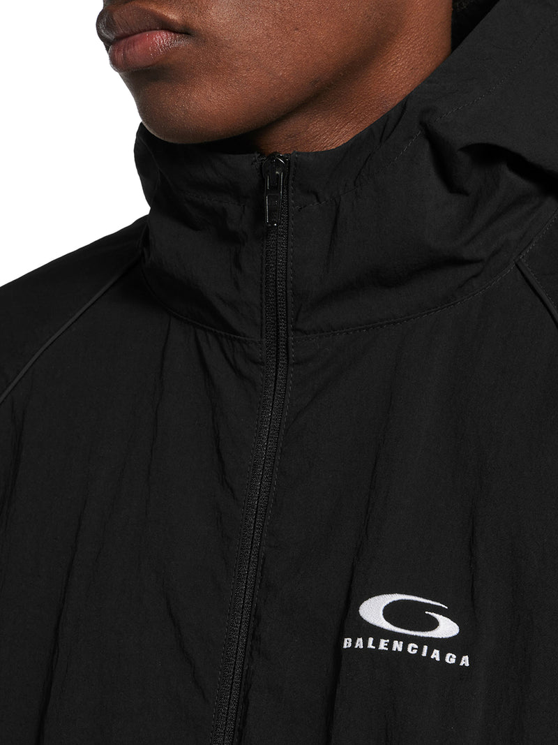 GIACCA CON ZIP IN TESSUTO TECNICO