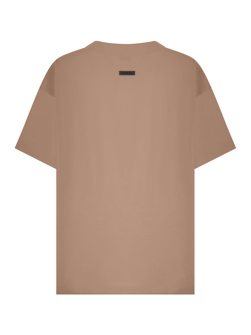 T-SHIRT OVER A GIROCOLLO IN MISTO COTONE