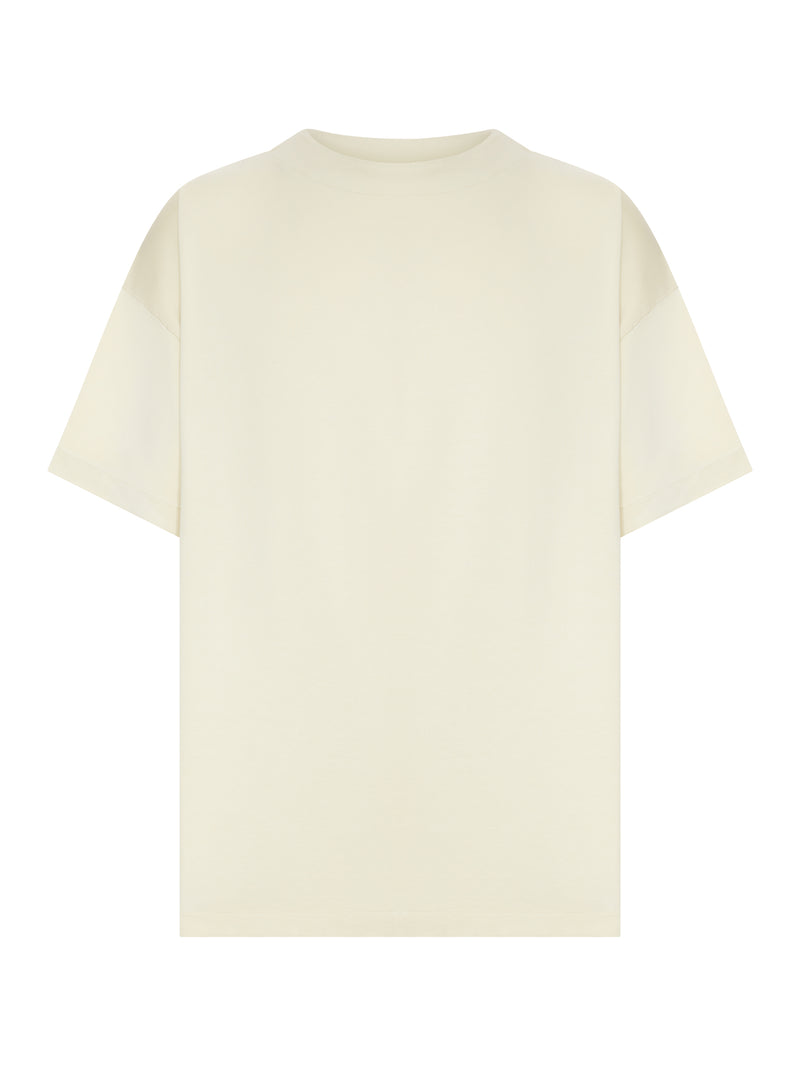 T-SHIRT OVER A GIROCOLLO IN MISTO COTONE