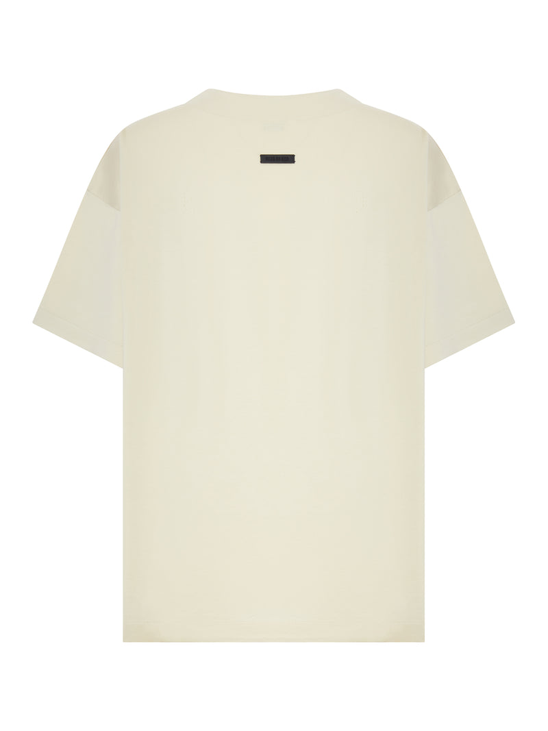 T-SHIRT OVER A GIROCOLLO IN MISTO COTONE