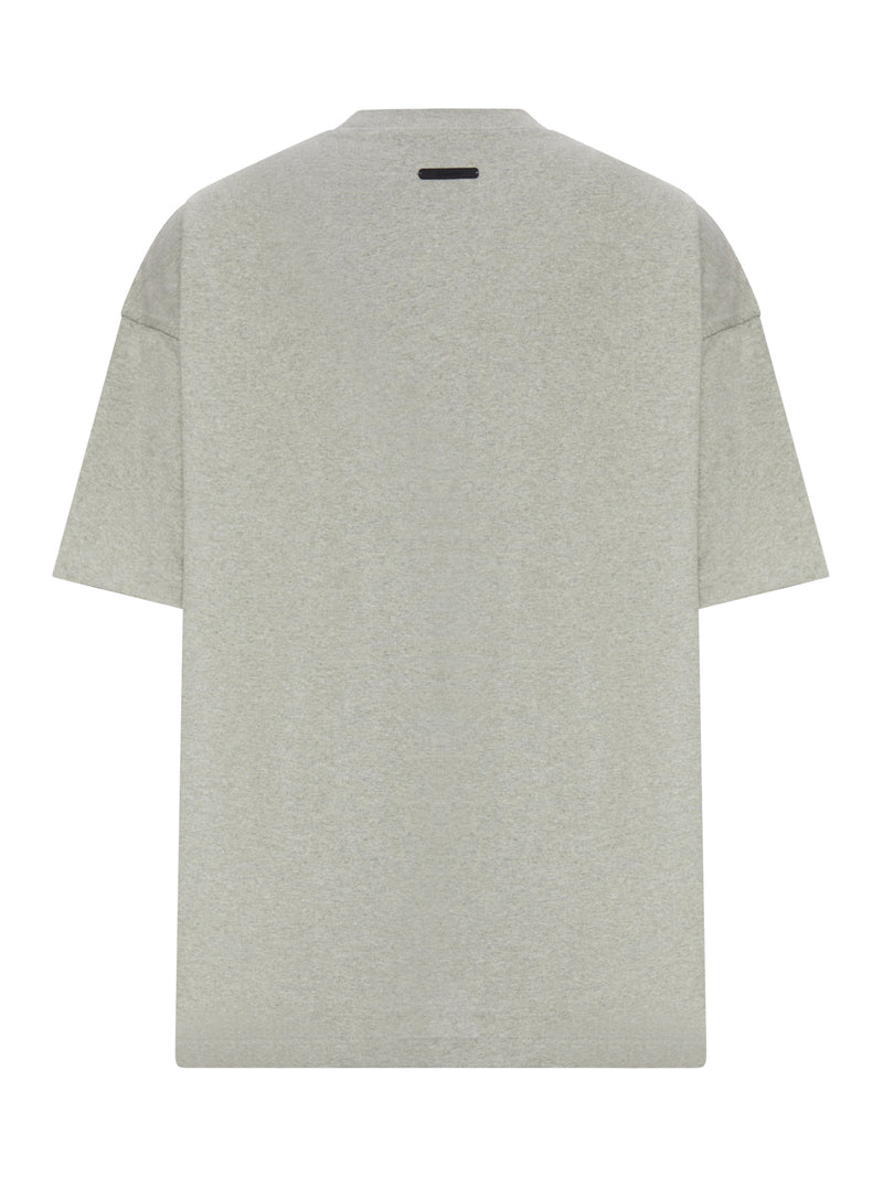 T-SHIRT A MANICHE CORTE 90`S IN COTONE