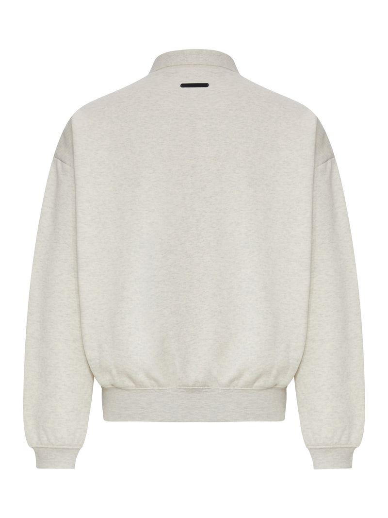 FELPA A POLO 90`S IN MISTO COTONE