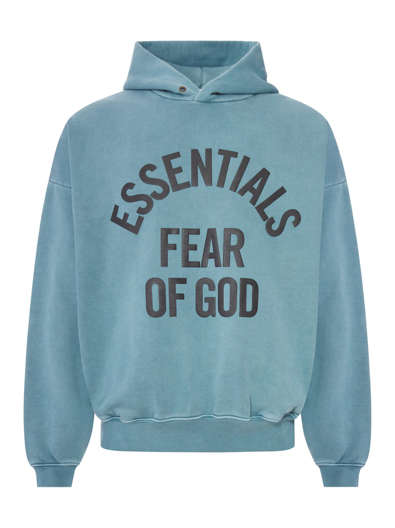 FELPA CAMPUS 90`S CON CAPPUCCIO IN COTONE