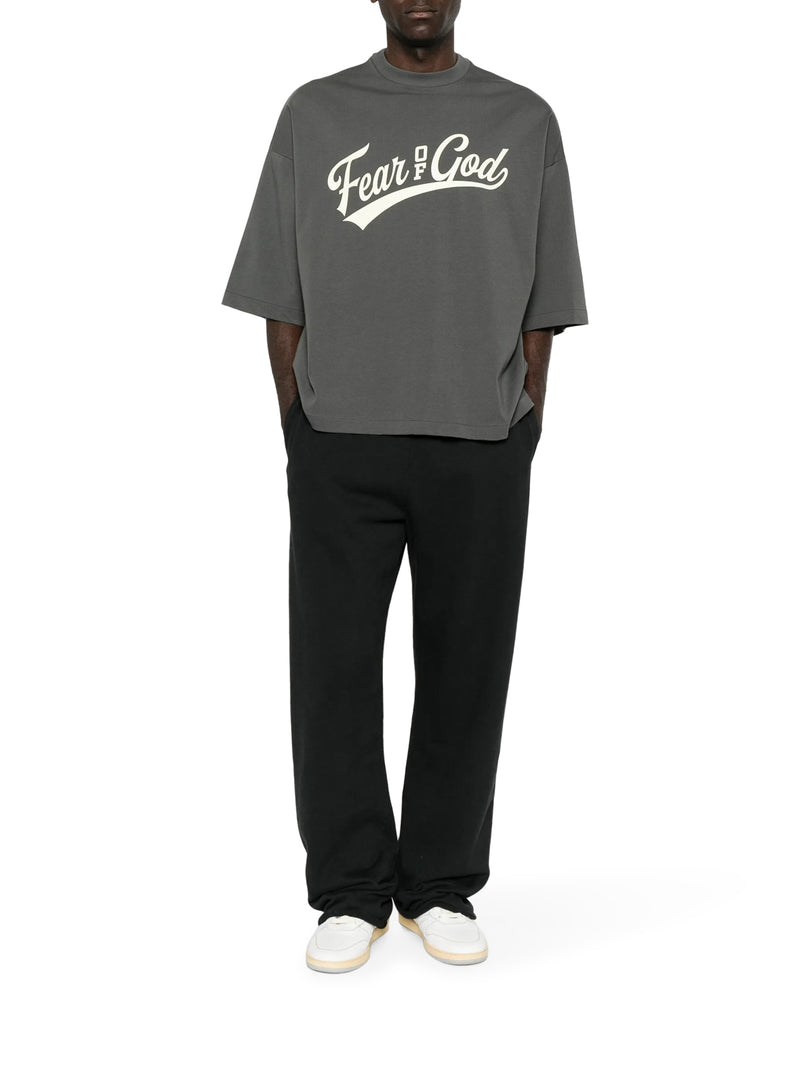 T-SHIRT OVERSIZE CON STAMPA LOGO FRONTALE