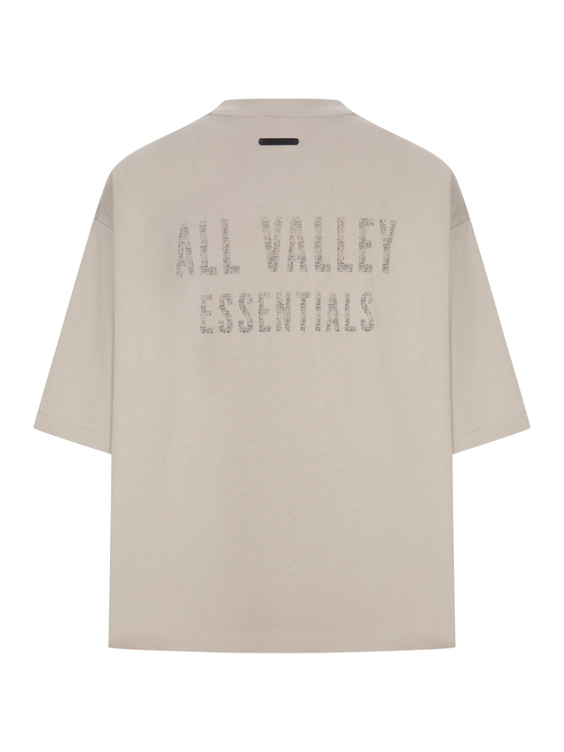 T-SHIRT OVERSIZE CON STAMPA LOGO FRONTALE E POSTERIORE