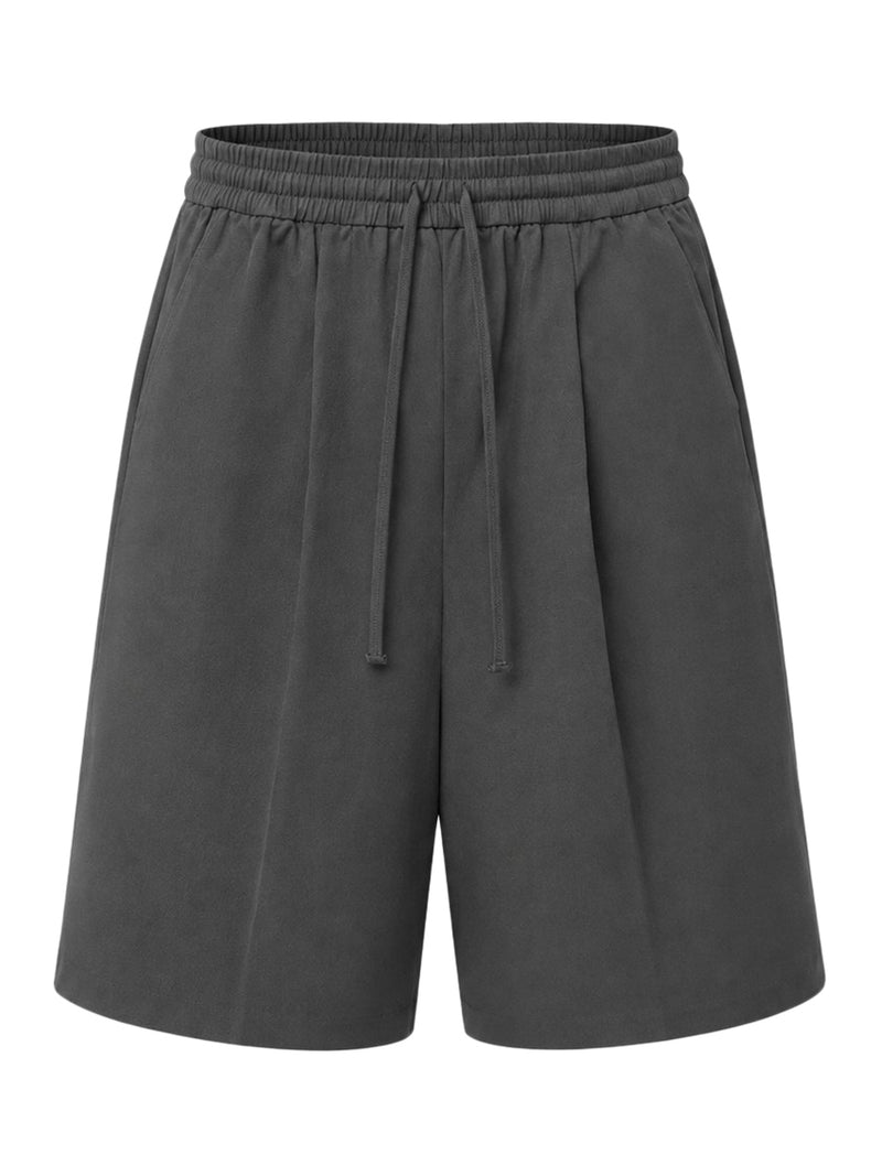 PANTALONCINI IN TWILL DI COTONE CON COULISSE
