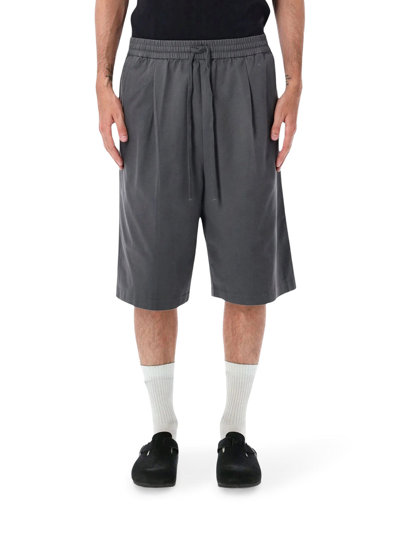 PANTALONCINI IN TWILL DI COTONE CON COULISSE