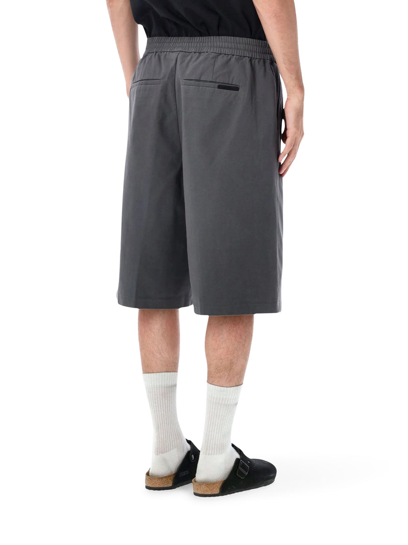 PANTALONCINI IN TWILL DI COTONE CON COULISSE