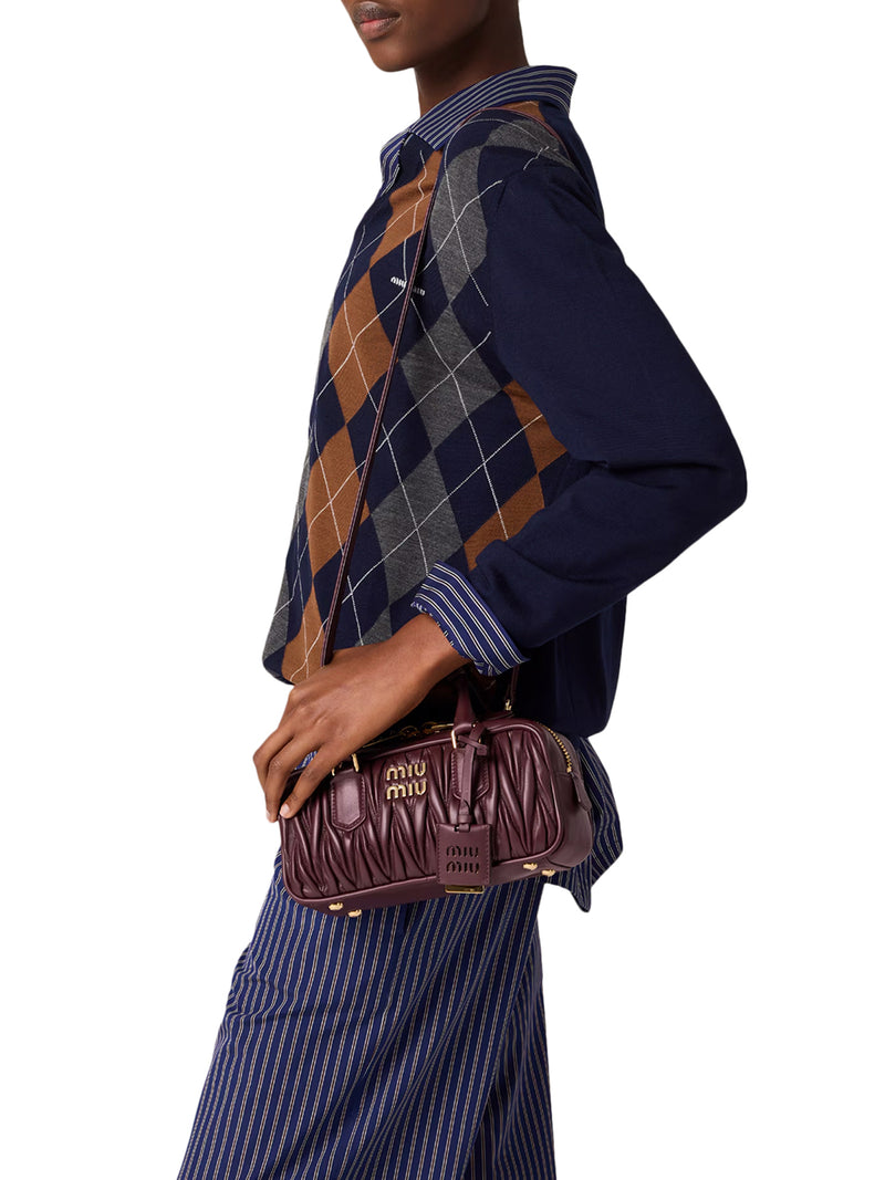 BORSA ARCADIE IN NAPPA MATELASSÉ
