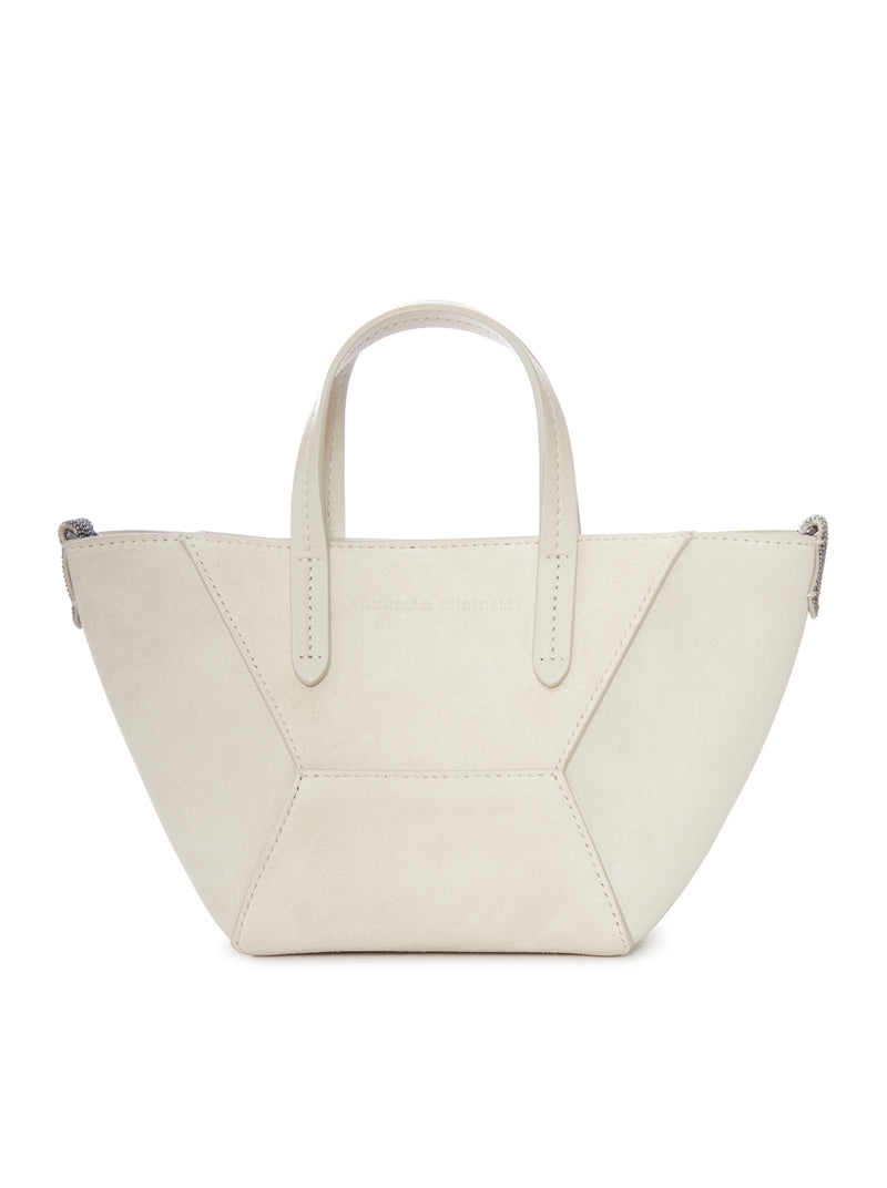 BORSA MINI IN PELLE SCAMOSCIATA CON TRACOLLA