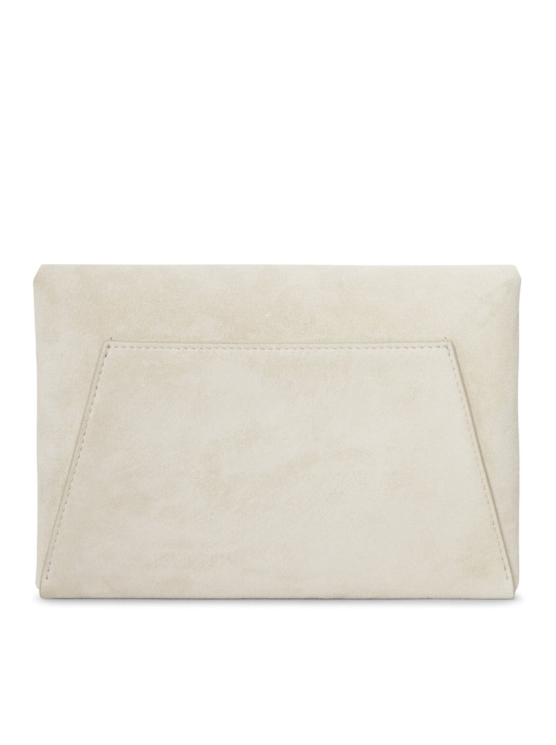 CLUTCH IN PELLE DI VITELLO SCAMOSCIATA