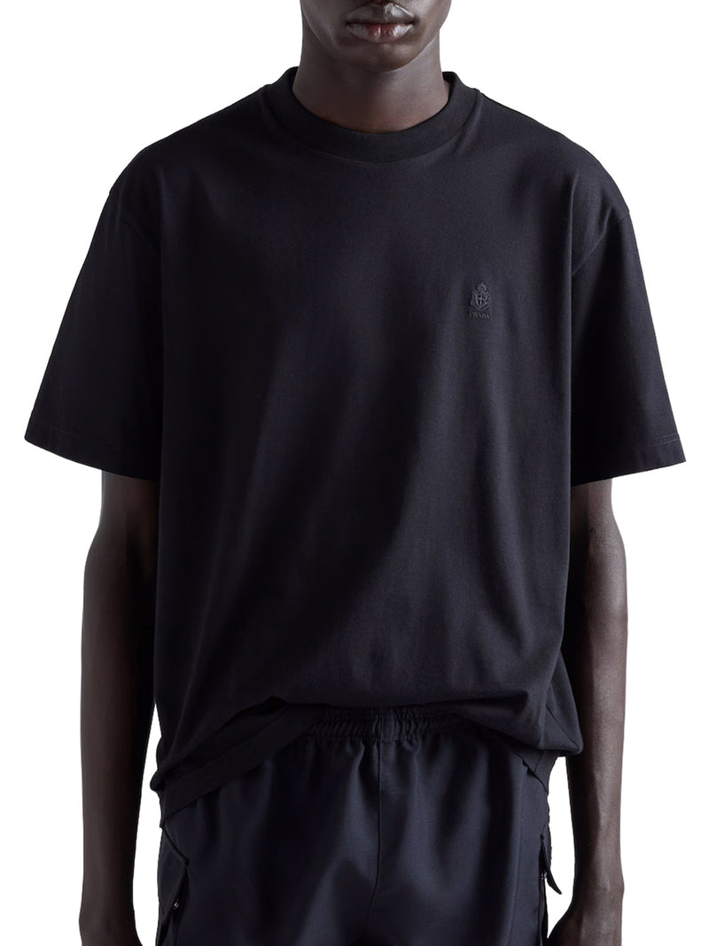 T-SHIRT IN COTONE CON LOGO RICAMATO