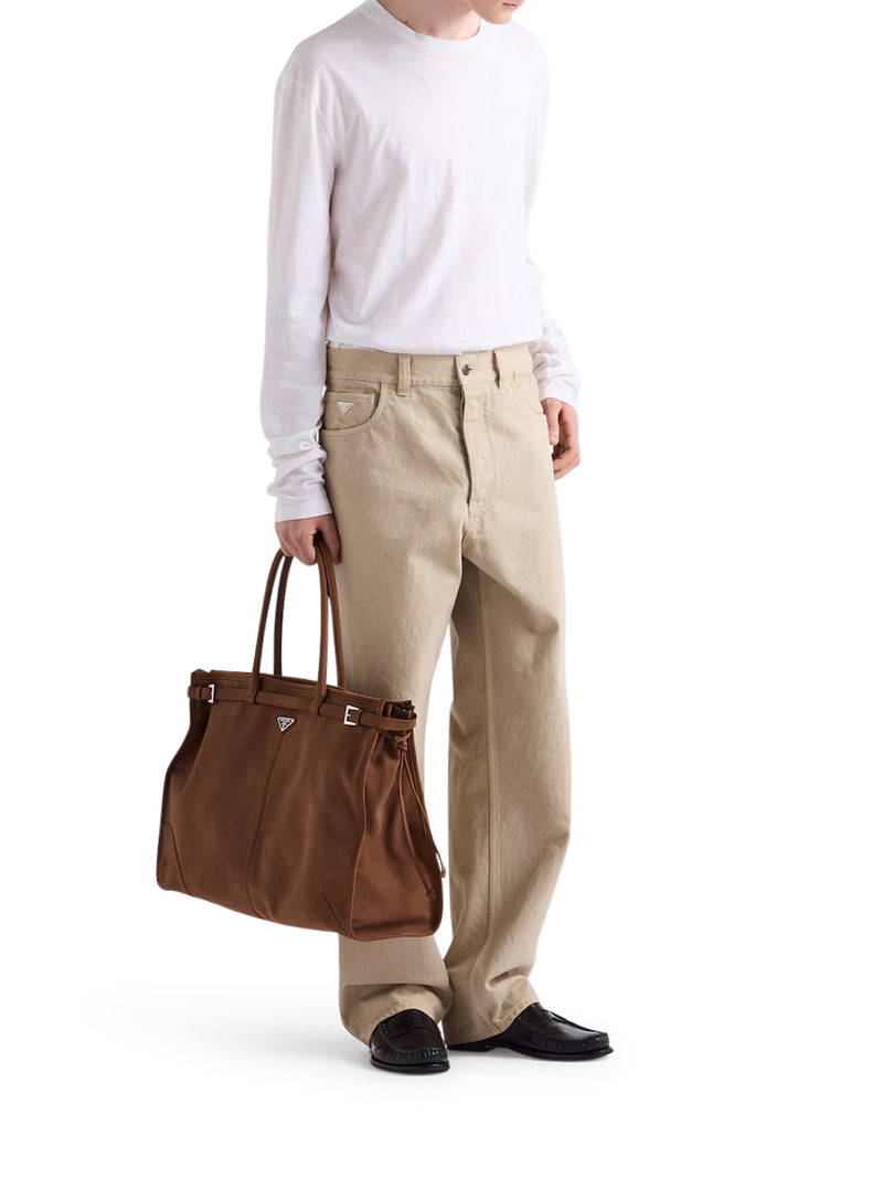 PANTALONI CINQUE TASCHE IN DENIM OLD