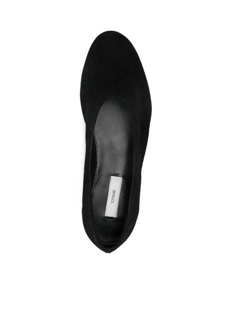 BALLERINE IN CAMOSCIO NERO