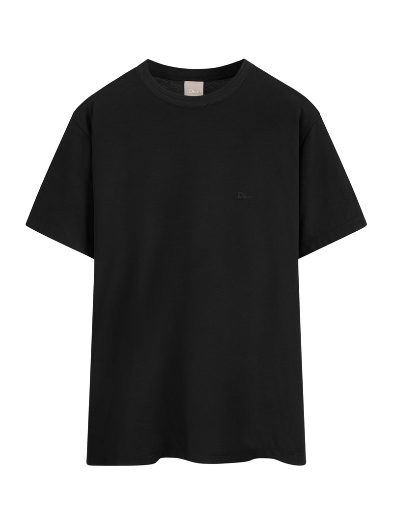 T-SHIRT CON RICAMO DIOR IN JERSEY DI COTONE