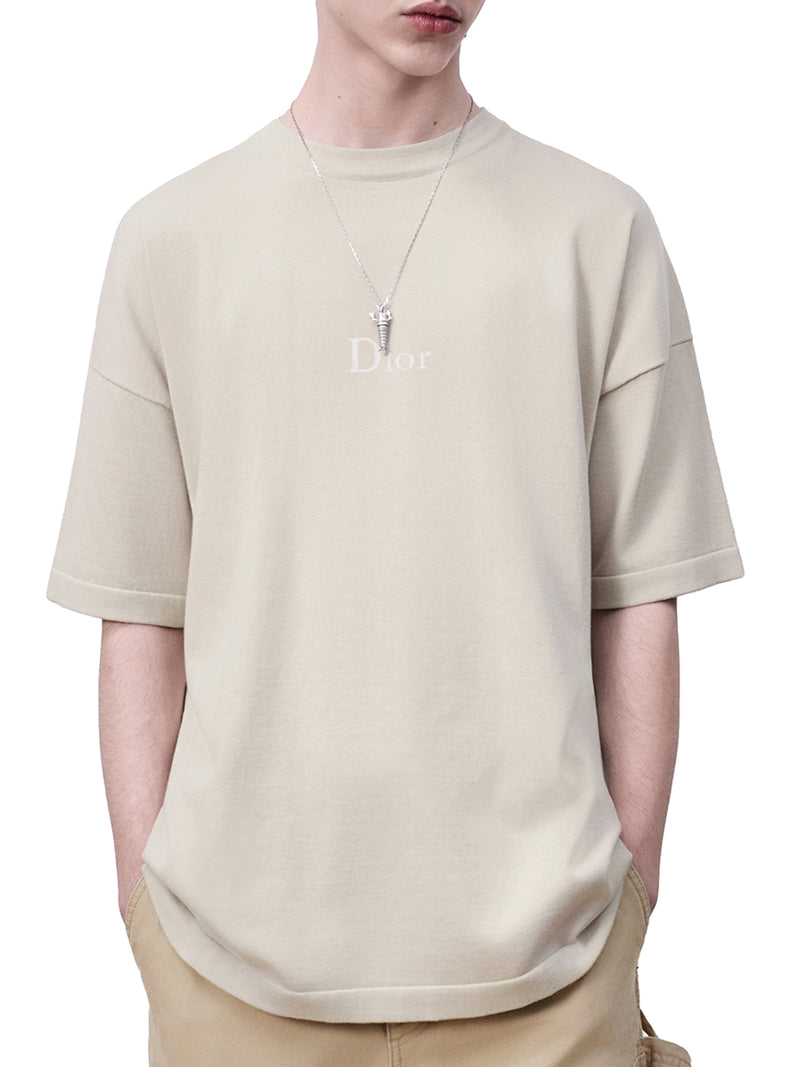 T-SHIRT CON FIRMA DIOR VESTIBILITÀ OVERSIZE