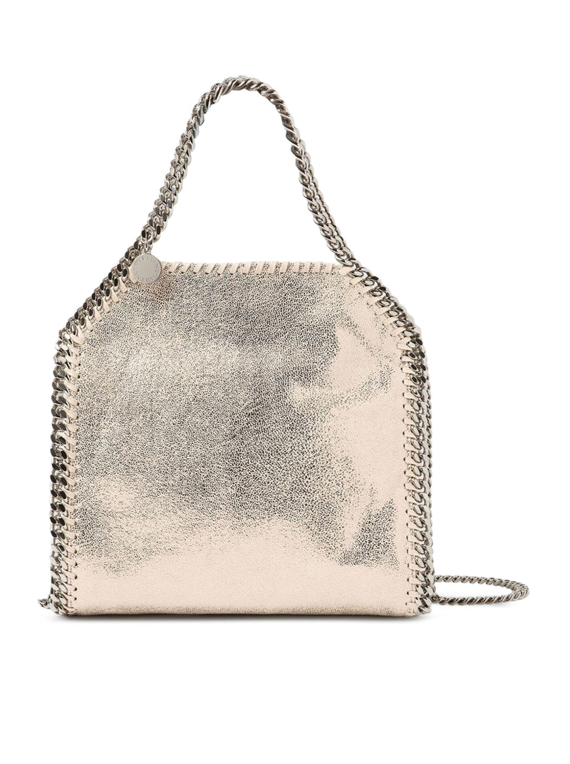 BORSA TOTE MINI FALABELLA METALLIZZATA