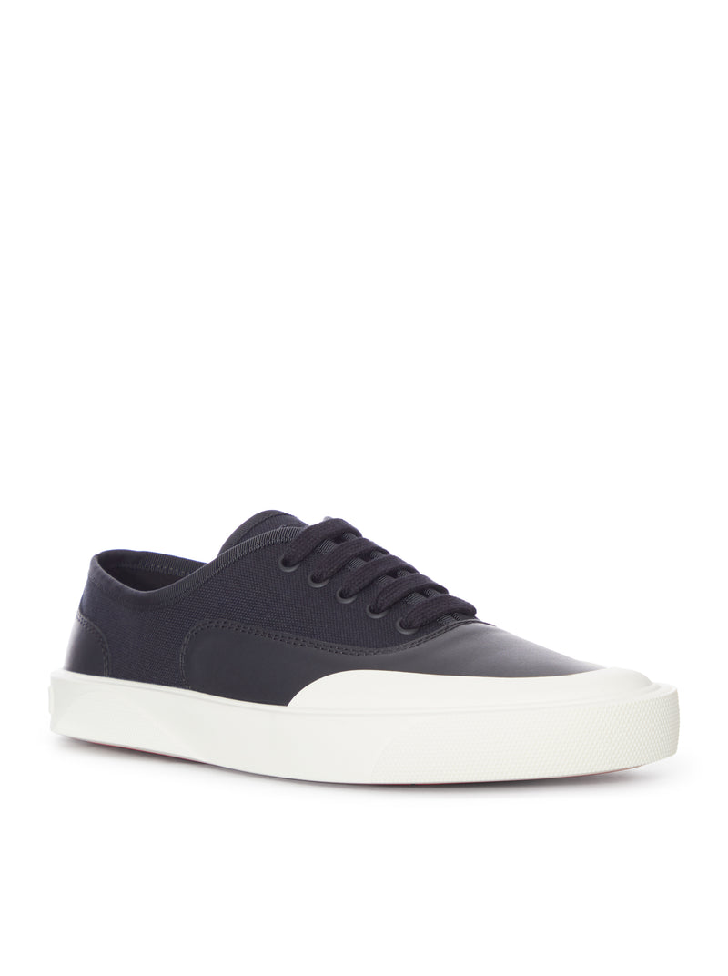 SNEAKERS TACTICAL SKATE IN PELLE DI VITELLO E COTONE