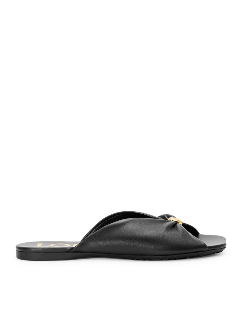 SLIDE PEBBLE SOFT IN NAPPA DI AGNELLO