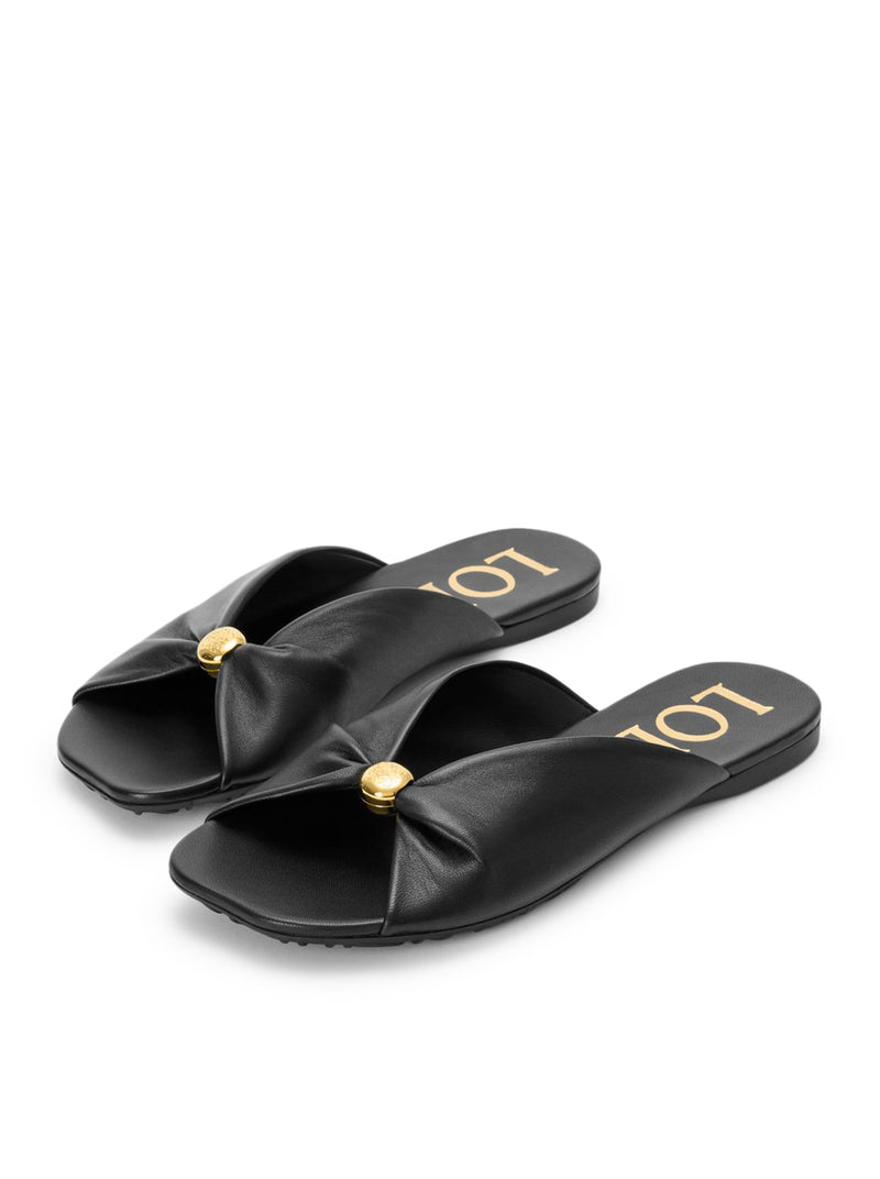 SLIDE PEBBLE SOFT IN NAPPA DI AGNELLO