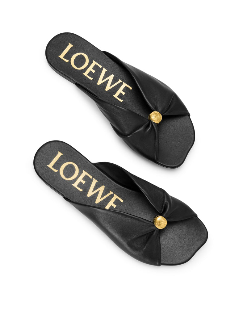 SLIDE PEBBLE SOFT IN NAPPA DI AGNELLO