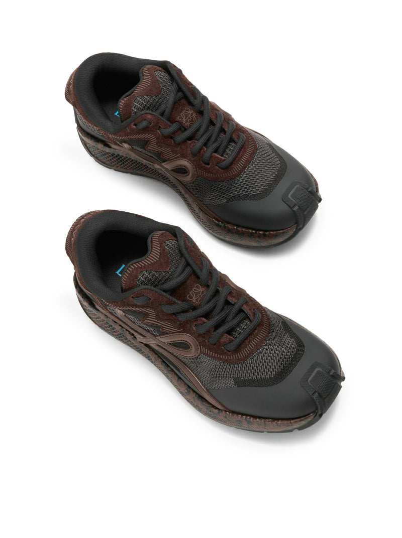 SNEAKER POGO IN MAGLIA TECNICA E PELLE SCAMOSCIATA