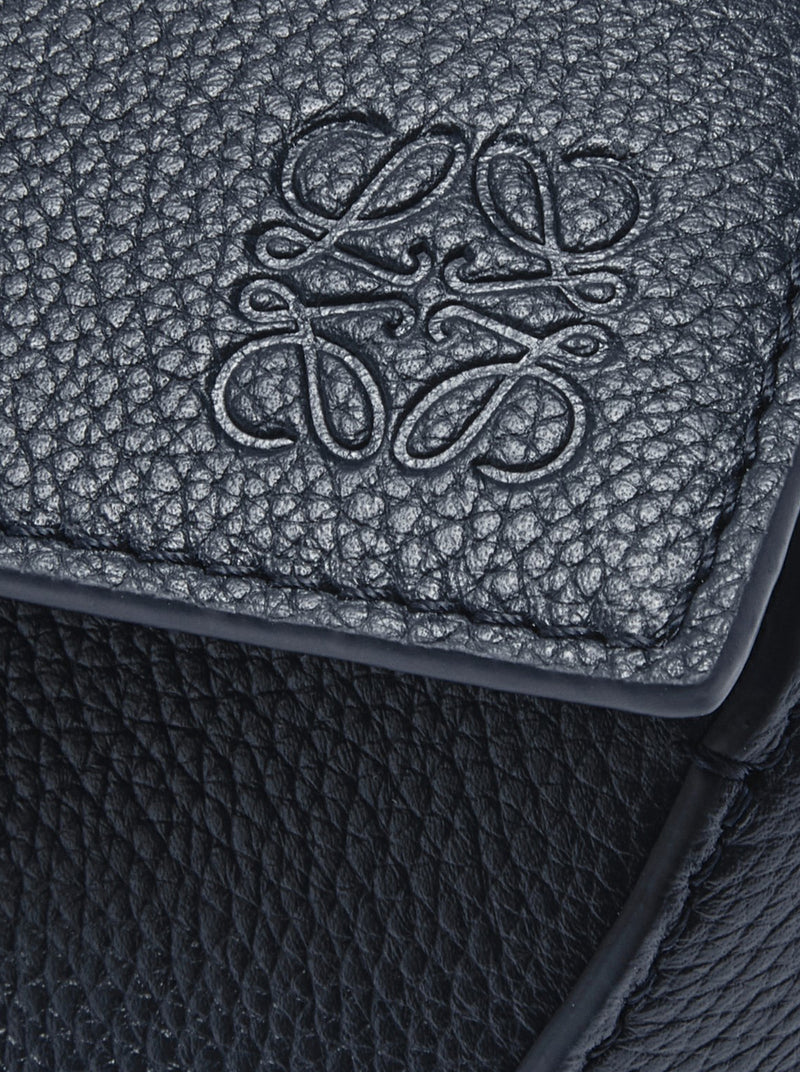 BORSA PUZZLE EDGE PICCOLA IN PELLE DI VITELLO GRANATA