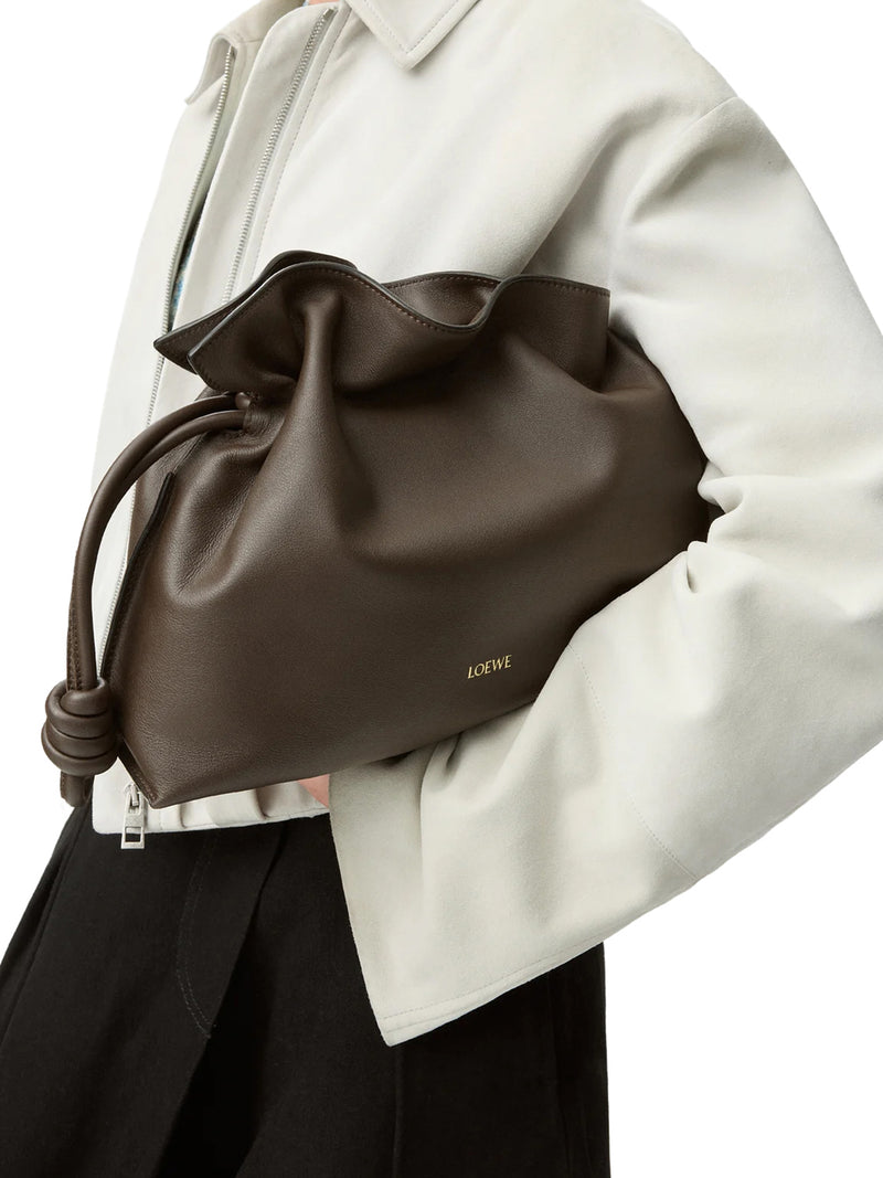BORSA FLAMENCO CLUTCH MEDIA IN NAPPA DI VITELLO