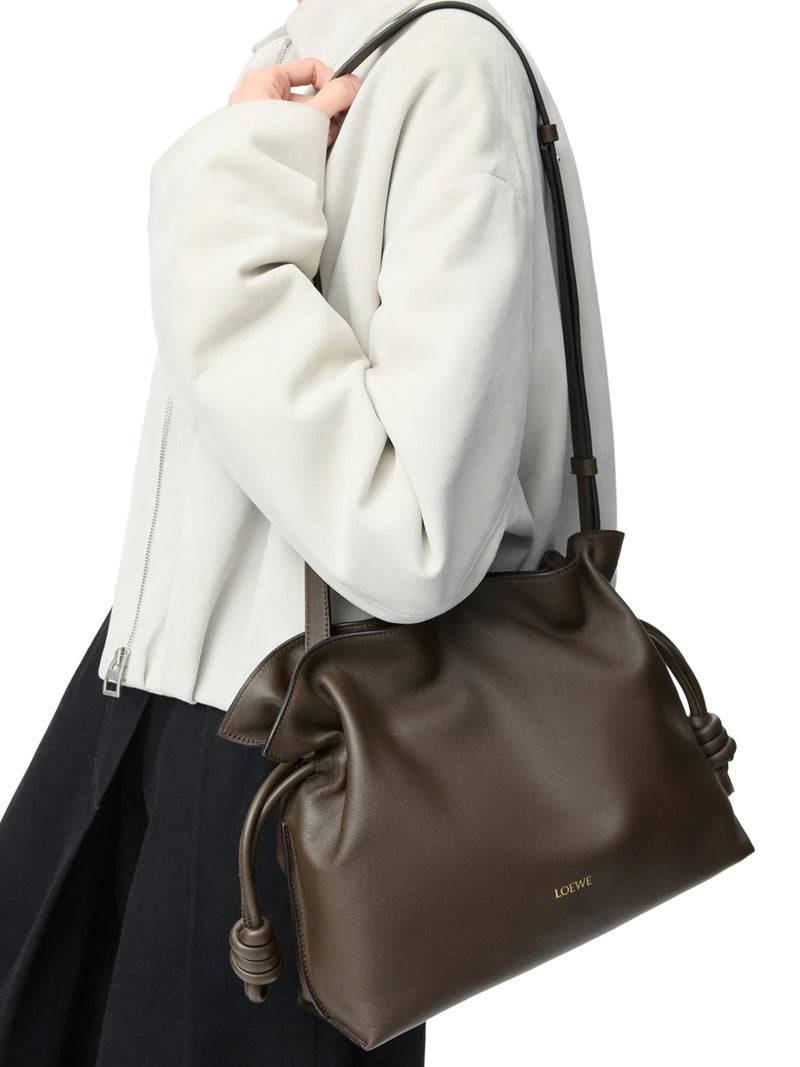BORSA FLAMENCO CLUTCH MEDIA IN NAPPA DI VITELLO