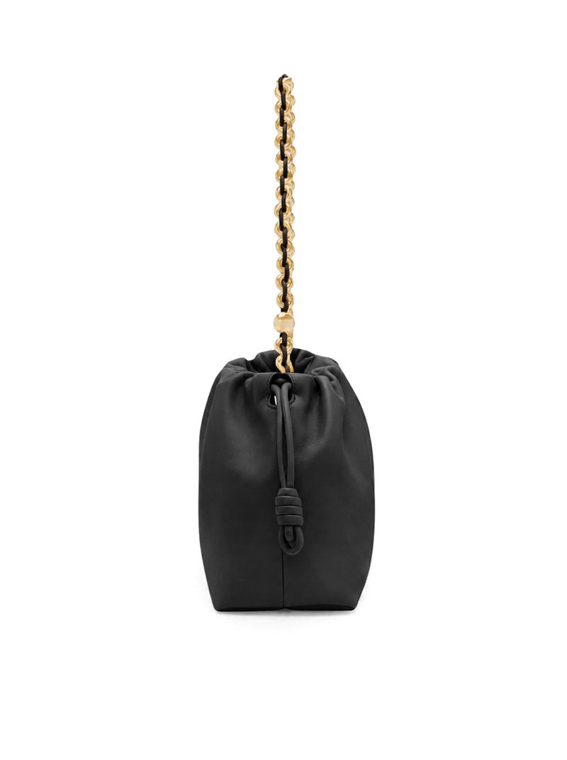 BORSA MEDIA FLAMENCO IN MORBIDA NAPPA D`AGNELLO
