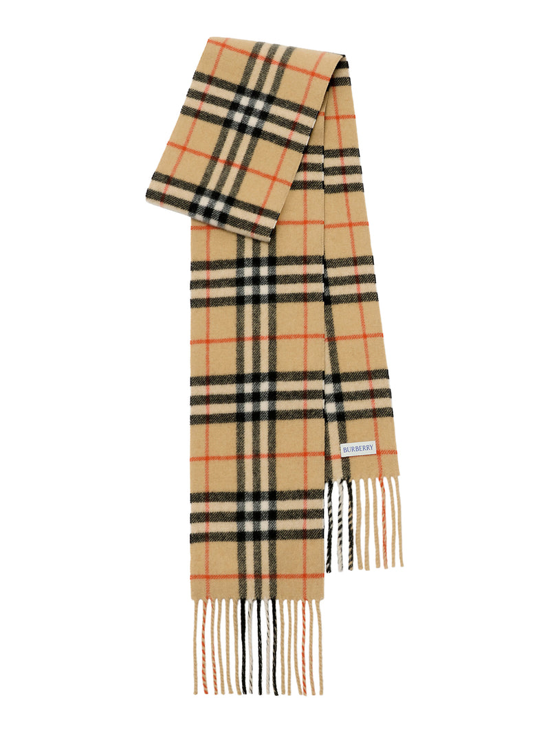 SCIARPA SOTTILE IN CASHMERE CHECK