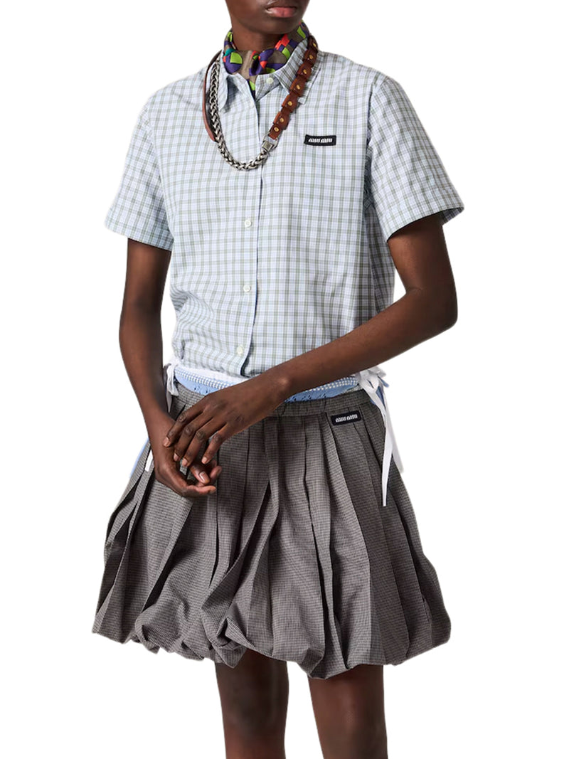 CAMICIA IN POPELINE CHECK