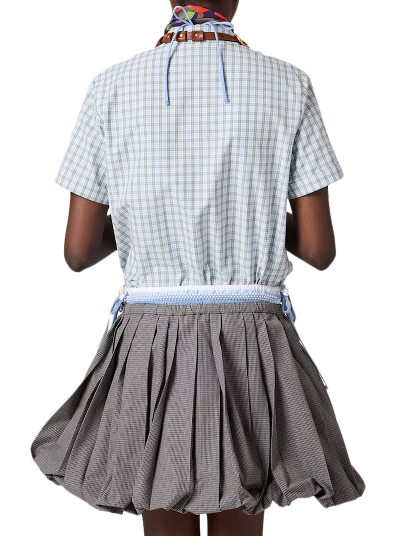 CAMICIA IN POPELINE CHECK