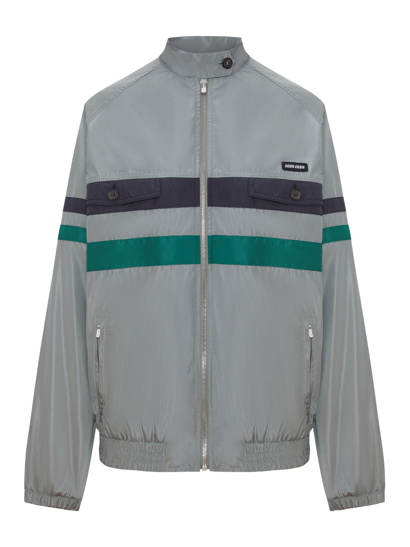 BLOUSON IN SETA TEC