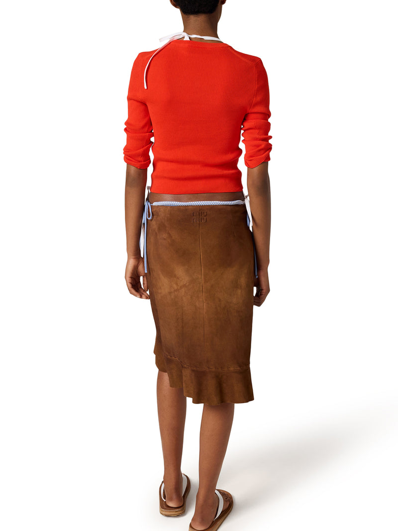 MAGLIA GIROCOLLO IN COTONE