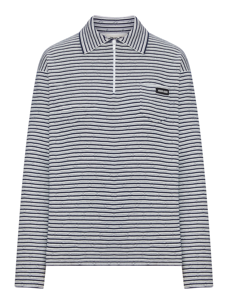 POLO IN COTONE, CASHMERE E SETA